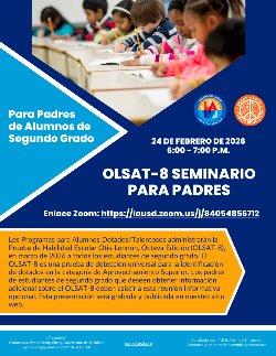 OLSAT-8 Flyer in Spanish